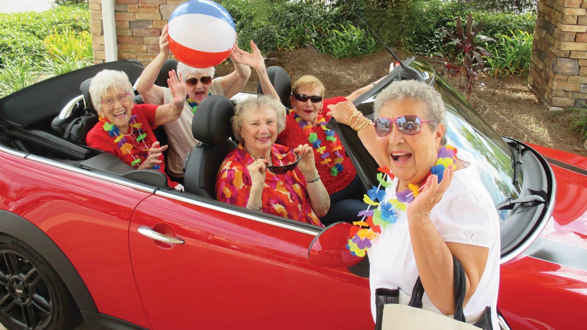 Residents enjoying time together at Capitol Ridge